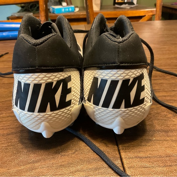 Nike Super Speed D Low Men's Size 12 Football Cleats Black/White Nike 396238-001 - Picture 5 of 13